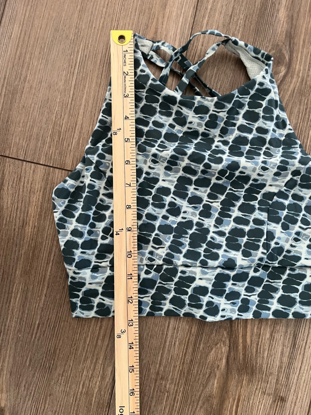 Tavi Move Bra with Cross Back Straps in Pebble Tie Dye Women’s Small - Picture 10 of 10